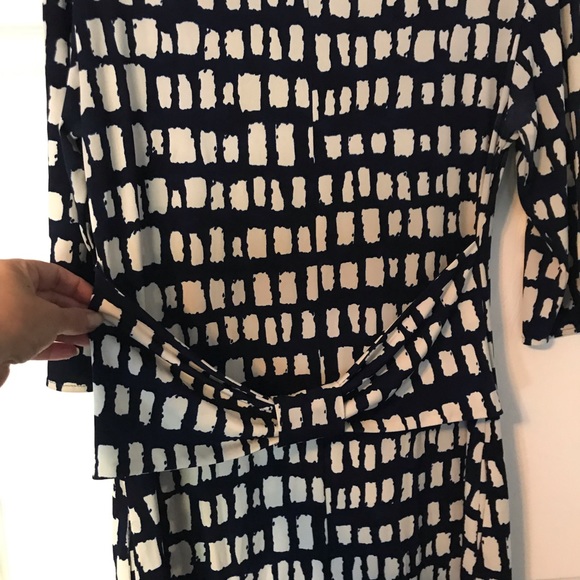 Navy & White Dress - Picture 3 of 4